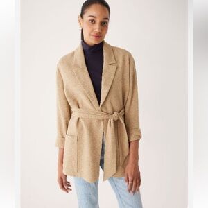 FRANK AND OAK NWT The Fluid Blazer In Linen